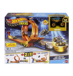 Tor Hot Wheels Monster Trucks Bigfoot 50 rocznica JBX64