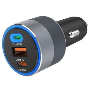 Ładowarka samochodowa FORCELL F-Energy 85W Szary