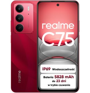 Smartfon REALME C75 8/256GB 6.72" 90 Hz Czerwony