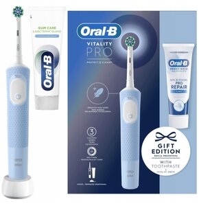 Szczoteczka rotacyjna ORAL-B Vitality Pro Protect X Clean D103 Gift Edition Niebieski