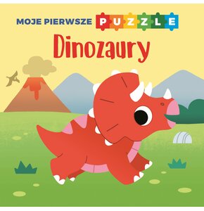 Książka Moje pierwsze puzzle Dinozaury (twarda okładka)