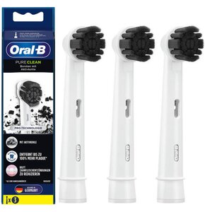 Końcówka szczoteczki ORAL-B Pure Clean Active Carbon (3 szt.) (Włókna pokryte aktywnym węglem) Biały