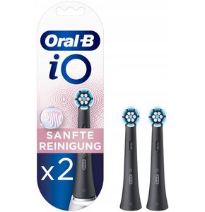 Końcówka szczoteczki ORAL-B iO Gentle Care (2 szt.) (Delikatna pielęgnacja) Czarny