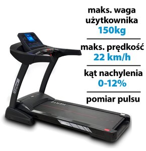 Bieżnia elektryczna HERTZ FITNESS Ranger 2210W 22km/h