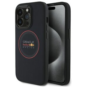 Etui RED BULL Leather Red Ring MagSafe do Apple iPhone 14 Pro Granatowy