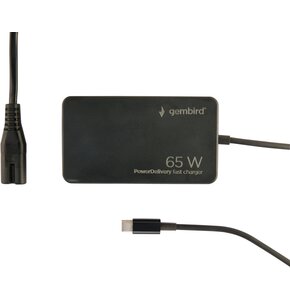 Zasilacz do laptopa GEMBIRD NPA-AC-PDQC65-01 65W