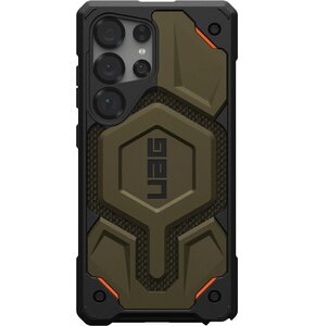 Etui UAG Monarch Pro do Samsung Galaxy S25 Ultra Kevlar Czarno-zielony