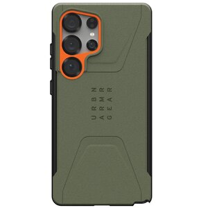 Etui UAG Civilian Pro do Samsung Galaxy S25 Ultra Zielono-pomarańczowy