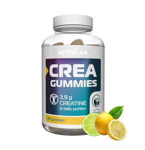 Żelki ACTIVLAB Crea Gummies Cytrynowo-limonkowy (60 żelek)