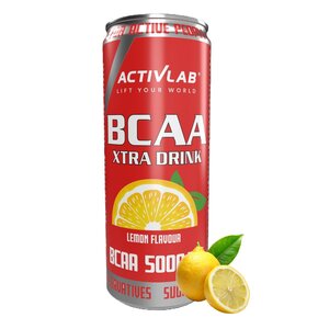 Aminokwasy BCAA ACTIVLAB Xtra Drink Cytrynowy (330 ml)