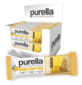 Baton proteinowy PURELLA Superfoods Mango-Chrupiący ryż (15 x 45 g)