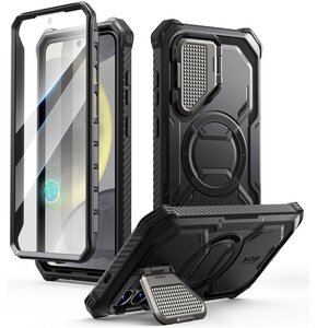 Etui SUPCASE IBLSN ArmorBox Magsafe do Samsung Galaxy S25 Czarny