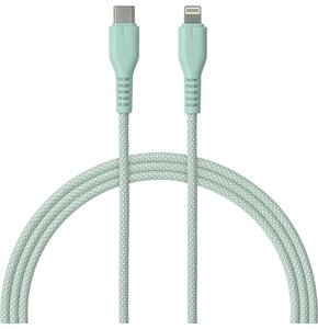 Kabel USB Typ-C - Lightning QUALO Ultimate QKN-CL-21 12W 1.5 m Miętowy