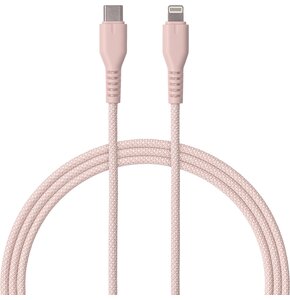 Kabel USB Typ-C - Lightning QUALO Ultimate QKN-CL-16 1.5 m Różowy