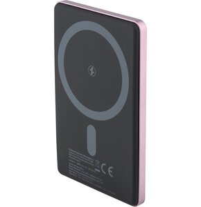 Powerbank indukcyjny QUALO QMPB5-US-15-09 MagSafe 5000 mAh Liliowy