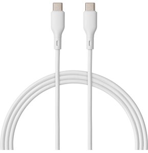 Kabel USB-C - USB-C QUALO Recycling QRC-CC-00 60W 1.5 m Biały