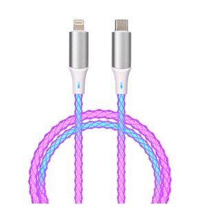 Kabel USB-C - Lightning QUALO Ultimate QCS-CL-00 1 m Biało-srebrny