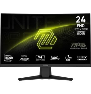 Monitor MSI MAG 244C 23.6" 1920x1080px 180Hz 1 ms [MPRT] Curved