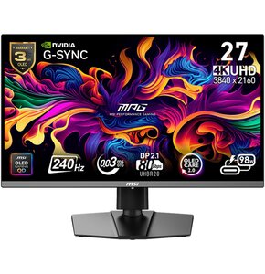 Monitor MSI MPG 272URX QD-OLED 26.5" 3840x2160px 240Hz 0.03 ms [GTG]