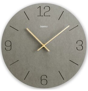 Zegar HAMA Crete 30 cm Szary