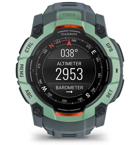 Smartwatch GARMIN Instinct 3 50mm Amoled Szaro-zielony