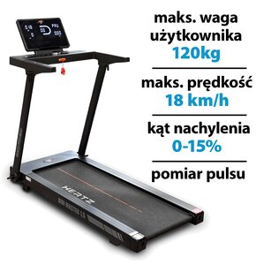 Bieżnia elektryczna HERTZ FITNESS Run Master 1.5 1840W 18 km/h
