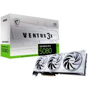Karta graficzna MSI GeForce RTX 5080 Ventus 3X OC White 16GB DLSS 4