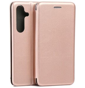 Etui BELINE Book Magnetic do Samsung Galaxy S25 Różowo-złoty