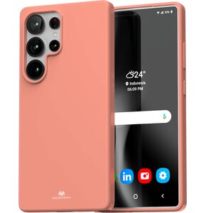 Etui MERCURY Soft do Samsung Galaxy S25 Ultra Różowy