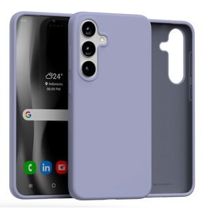 Etui MERCURY Silicone do Samsung Galaxy S25+ Lawendowy