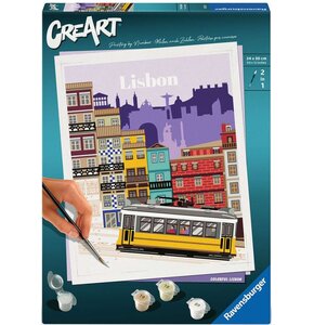 Malowanie po numerach RAVENSBURGER CreArt Lizbona 25522