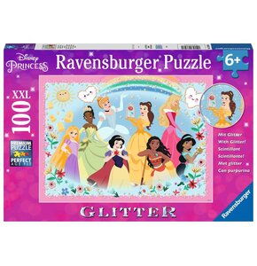 Puzzle RAVENSBURGER Glitter Disney Princess 13326 (100 elementów)