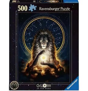 Puzzle RAVENSBURGER Świecące w ciemności Lew 12000480 (500 elementów)