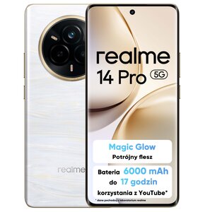 Smartfon REALME 14 Pro 5G 12/512GB 6.77" 120Hz Perłowy