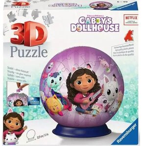 Puzzle 3D RAVENSBURGER Kula Koci Domek Gabi 11594 (72 elementy)
