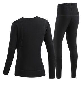 Bielizna podgrzewana MISSION AIR E-Underwear Women Set (rozmiar M) Czarny + 2 x Powerbank
