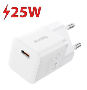 Ładowarka sieciowa BASEUS GaN5 Mini 25W Biały