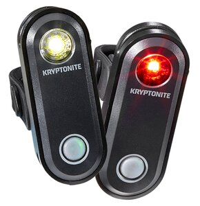 Zestaw lampek rowerowych KRYPTONITE Avenue F-65 R-30 Set
