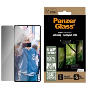 Szkło prywatyzujące PANZERGLASS Eco Matrix Ultra-Wide Fit do Samsung Galaxy S25 Ultra