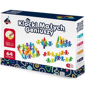 Klocki plastikowe ASKATO Klocki małych geniuszy 125206