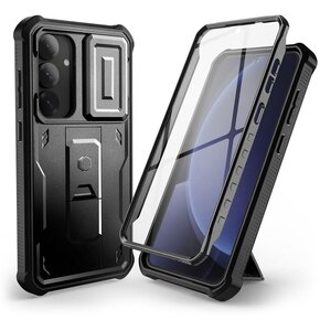 Etui TECH-PROTECT Kevlar Cam+ do Samsung Galaxy S25 Czarny
