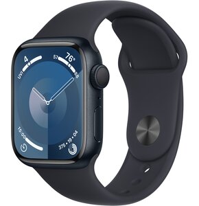 APPLE Watch 9 GPS 41mm koperta z aluminium (północ) + pasek sportowy rozmiar S/M (północ)