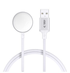 Ładowarka do smartwatcha TECH-PROTECT MC02 UltraBoost USB do Apple Watch 1 m Biały