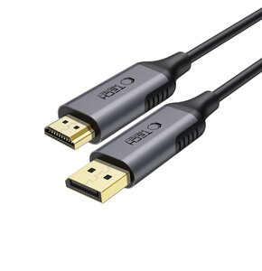 Kabel DisplayPort - HDMI TECH-PROTECT UltraBoost 4K 60Hz 2 m Czarny