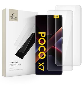Szkło hartowane TECH-PROTECT Glass UV+ do Xiaomi Redmi Note 14 Pro 4G/5G/14 Pro+ Plus 5G/Poco X7 5G (2 szt.)
