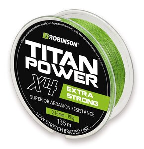 Plecionka ROBINSON Titan Power X4 0.16 mm / 135 m Jasnozielony