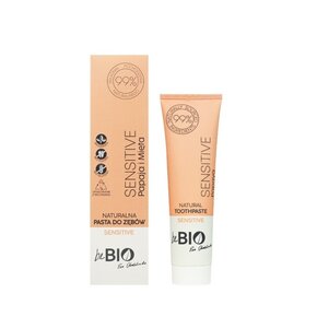 Pasta do zębów BEBIO Sensitive Papaja i Mięta 100 ml