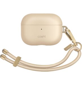 Etui na słuchawki UNIQ Coehl Haven do Apple AirPods Pro 2 Kremowy