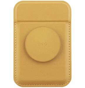 Etui portfel UNIQ Flixa MagSafe Żółty