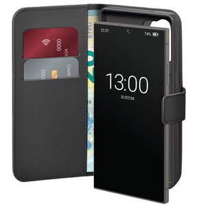 Etui PURO Wallet Stand do Samsung Galaxy S25 Ultra Czarny